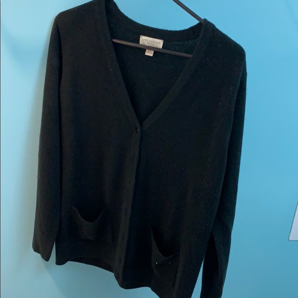 Women’s black cardigan